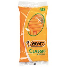 Bic Shaver 1 Classic Sensitive Skin Pouch PK 10