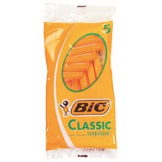 Bic Shaver 1 Classic Sensitive Skin Pouch PK 5 