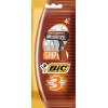 Bic Shaver 3 Grip Triple Blade Pouch PK 4 