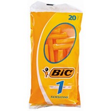 Bic Shaver 1 Classic Sensitive Skin Pouch PK 20