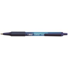 Bic Pen Soft Feel Medium Retractable Blue PK 12