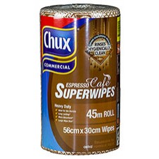 Chux Espresso Cafe Superwipes 45m x 30cm (RL)