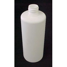 500ml Plastic Bottle White Cylinder (EA)