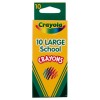 Crayola Large School Crayons Pk 10 (PK 10)