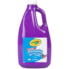 Crayola Washable Poster Paint Violet Purple 2 lt (2 L )