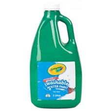 Crayola Washable Poster Paint Green 2 Lt (2 L )