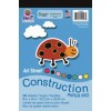 Construction Paper Pad 90pc Recycled 150x220mm 48 Sheet EA