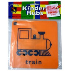 Kinder Rubs Plane Boat Train Truck Set 4 (ST)