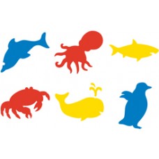 Stencils Sealife Series 1 Set 6 190mm ST