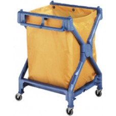 Scissor Trolley Janitors Cart Blue (EA)