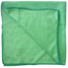 Contractor Microfibre All Purpose Cloths Green 40x40cm (EA)