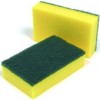 Scourer Sponge 15x10cm Green (PK 10)