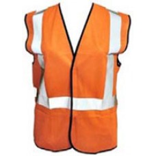 Edco Safety Vest Orange Day Night Medium EA
