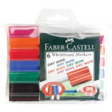 Faber Castell Whiteboard Connect Markers Wallet PK 6