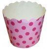 Baking Cups Pink With Large Red Spots PK 25