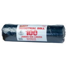 Jumbo Bin Liner 240Ltr 32 um Black (RL 100)