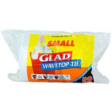 Glad Sml Kitchen Tidy Liners 18Ltr Ctn 20 (CT 20)