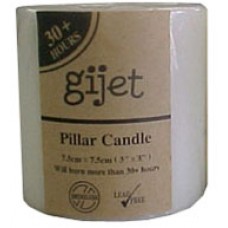 Pillar Candle 3x3 inch White 30 HRS+ (EA)