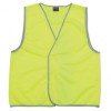 JB High Vis Safety Vest Poly Day Only Lime 2XL EA