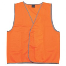 JB High Vis Safety Vest Poly Day Only Orange 2XL EA