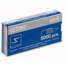 Rapid 65/6 Electric Staples (BX 5000)