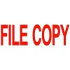 Deskmate Pre Ink Stamps File Copy Red (EA)