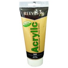 Reeves Acrylic Paint Gold 75ml Tube (EA)