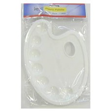 Jasart Kidney Plastic Palette  (EA)