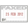 Deskmate Self Inking Dater Stamp FAXED and DATE (EA)