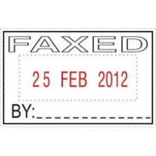 Deskmate Self Inking Dater Stamp FAXED and DATE (EA)