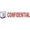 Deskmate CONFIDENTIAL Self Inking Stamp Dual Colour (Each)
