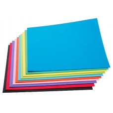 Jasart Cardboard Asst Colours 200gsm 510x640mm PK 100