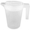 Autoplas Graduated Jug and Lid 1Ltr (EA)