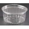 Castaway 12oz Clear Food Bowls with Flat Hinged Lid SLV 25