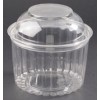 Castaway 16oz Clear Food Bowls with Dome Hinged Lid CT 250