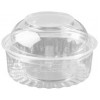 Castaway 8oz Clear Food Bowls with Dome Hinged Lid CT 250