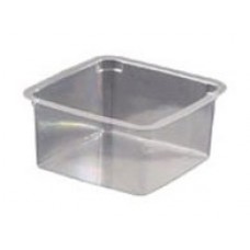 Castaway Clear 250ml Square Container CT 500