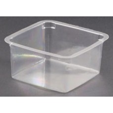 Castaway Clear 300ml Square Container CT 500