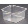 Castaway Clear 300ml Square Container SL 25