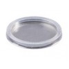 Clear Plastic Round Lids for 100 150 200ml Tubs Slv 50 (SL 50)