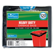 Heavy Duty Black Bulk Fold 100 - 120Ltr (CT 250)