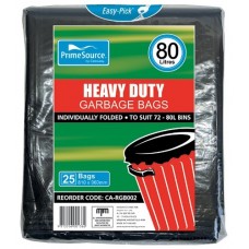 Castaway Heavy Duty Garbage Bag 75L Pk 25 (PK 25)
