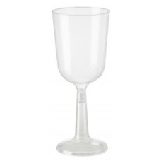 Clear Plastic Wine Goblet 197ml CT 250