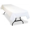 Spun Polyester Table Cloth 135x230cm White EA