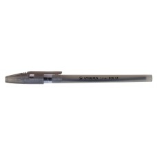 Stabilo 808 Ballpoint Black Pen Fine PK 10