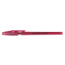 Stabilo 808 Ballpoint Red Pen Fine PK 10