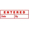 Deskmate Pre Ink Stamps Entered Date and By Red EA