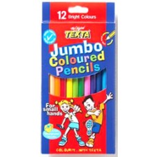 Texta Colour Pencils Jumbo PK 12