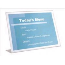 Jastek A4 Slanted Menu Holder Landscape Single Sided EA