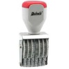 Deskmate Rubber Number Stamp 4mm 6 Band EA